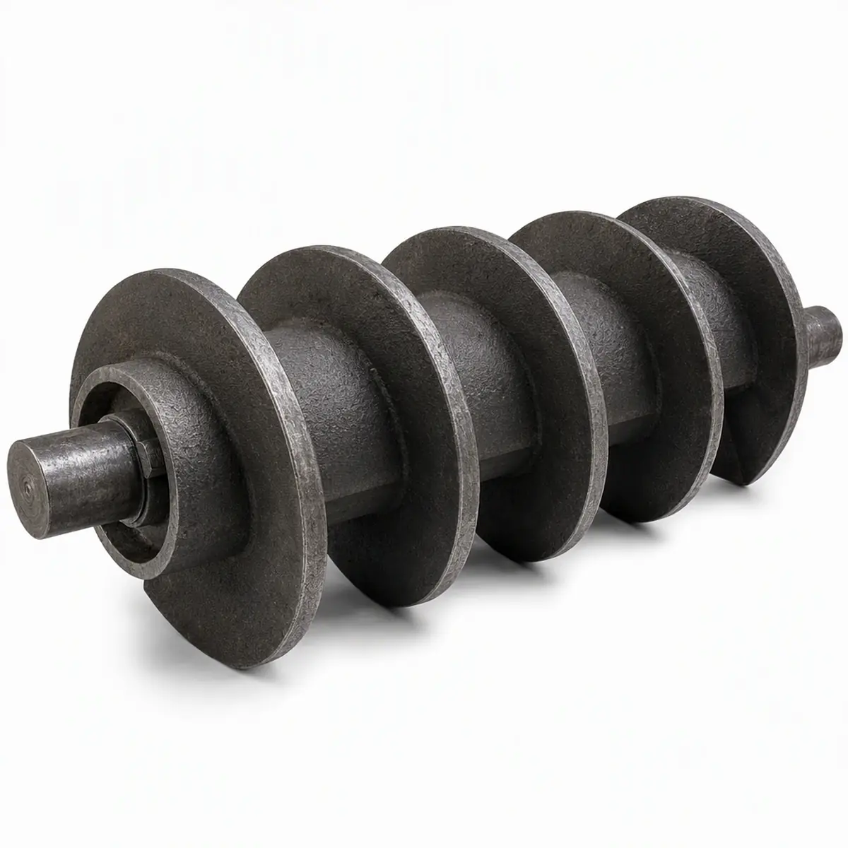 Shot blasting separator scrolls and wheel housings