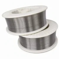 Precision-wound coil of Alloy 625 thermal spray wire 1.6 mm on a plastic spool