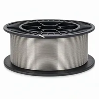 Precision-wound coil of Alloy 718 thermal spray wire 3.2 mm on a spool