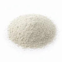 Aluminium Silicate fine off-white abrasive powder in a studio mound