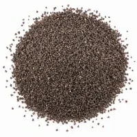 Brown Fused Aluminum Oxide 16 mesh abrasive grit mound top view