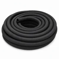 Coiled 13 mm ID black rubber blast hose for sandblasting equipment