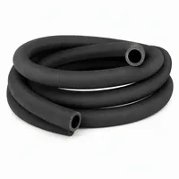 Heavy-duty black rubber 4-ply industrial blast hose for sandblasting equipment
