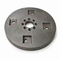 Blast Wheel Bare Housing AR plate industrial component on white background
