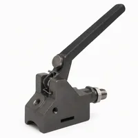 Industrial Deadman Handle for sand blasting machine with rubber grip and metal trigger