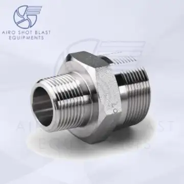 SS HEX NIPPLE 25X15 MM