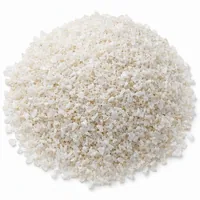 Plastic Abrasive 100 mesh urea blasting media mound on white background