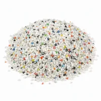 Plastic Abrasive 24 mesh urea granules in a studio mound