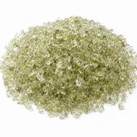 Plastic Media Type II 24 mesh angular abrasive particles in a studio mound