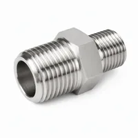 Stainless Steel Hex Reducing Nipple 20x15 mm male threaded both ends