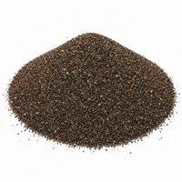 Staurolite Sand 120 mesh abrasive media mound on white background