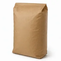Staurolite Sand 90 mesh abrasive media in a plain industrial paper bag on white background