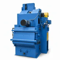 Industrial 5 cu ft Tumblast Shot Blasting Machine on white background